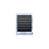 TrueFlame 24-Inch 5.3 Cu. Ft. Outdoor Rated Wine Cooler with Locking Door