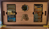 Cigar Humidor - Lacewood with Spanish Cedar Lining - 80 Capacity