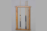 Barnwood Wall Framed Cue Rack
