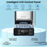 Free-Standing Built-In Undercounter Ice Maker-Silver