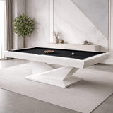 White Billiards Kyoto Modern Slate Pool Table