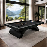 White Billiards Karmen Modern Slate Pool Table