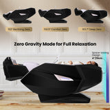 Kenzo 41-7D Dual Roller System Flexible Track Zero Gravity Full Body Massage Chair with Heart Rate Monitor and Health Detecti