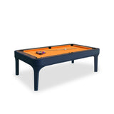 White Billiards Luca Leather Modern Slate Pool Table