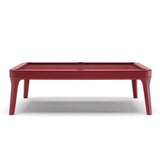 IN STOCK The Morris Modern Slate Leather Pool Table By White Billiards - Oatmeal Leather - Makassar Wood Rails