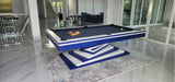 White Billiards Neavio Modern Slate Pool Table