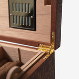 Cigar Humidor - Lacewood with Spanish Cedar Lining - 80 Capacity