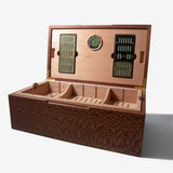 Cigar Humidor - Lacewood with Spanish Cedar Lining - 80 Capacity