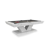 White Billiards Royal Modern Slate Pool Table