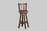 Sawtooth Hickory Upholstered Bar Stool