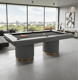 White Billiards Sienna Modern Slate Pool Table