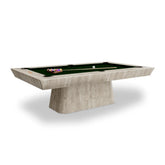 White Billiards Terra Modern Slate Pool Table