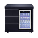 Castelle Flame Summit 6-Burner 85000 BTU Liquid Propane Grill Island With Sink And Fridge (SAK59238)