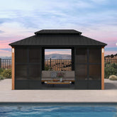 Prestige Premium Hardtop Double Top Outdoor Patio Solarium Sunroom (SAK43078)