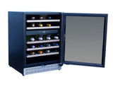 TrueFlame 24-Inch 5.3 Cu. Ft. Outdoor Rated Wine Cooler with Locking Door