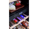 TrueFlame 24-Inch 5.3 Cu. Ft. Outdoor Rated Dual Zone Wine Cooler