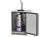 TrueFlame 24-Inch 6.6C Deluxe Single, Double or No Tab Outdoor Kegerator