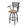 415 Jackie 3 Swivel Bar Stool with Arms