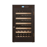 Nuvia 69-Bottle 7.6 Cu.Ft Freestanding Smart Wooden Wine Cooler With LED Touch Display (SAK24861)