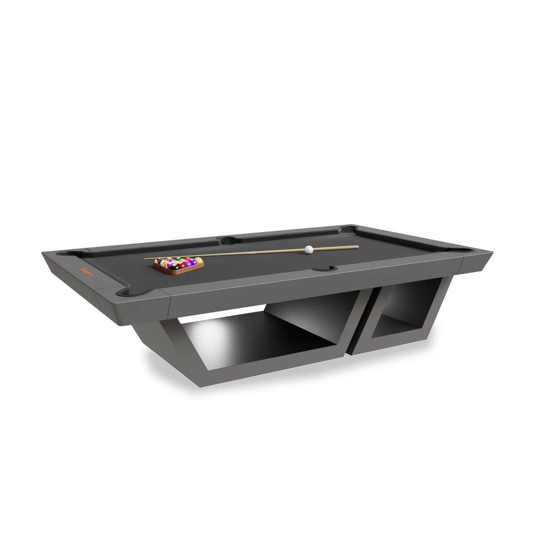 White Billiards Axel Modern Slate Pool Table