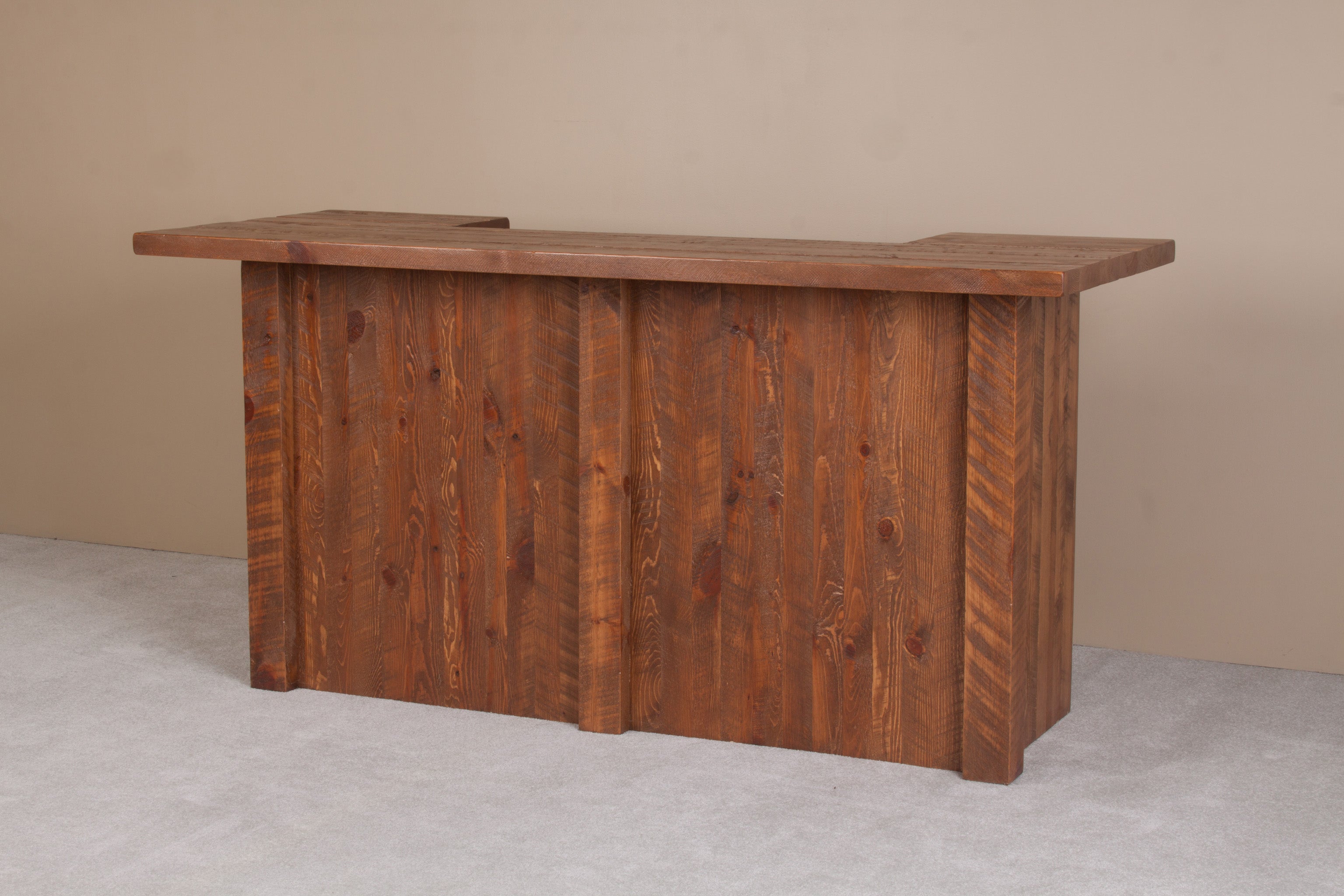 84 Inch Barnwood Bar