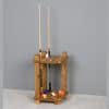 Barnwood Corner Cue Rack