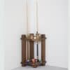 Barnwood Corner Cue Rack