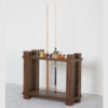 Barnwood Floor Cue Rack