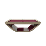 White Billiards Caesar Modern Slate Pool Table
