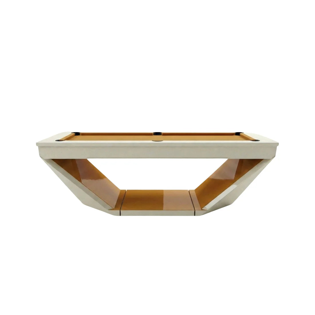 White Billiards Caesar Modern Slate Pool Table