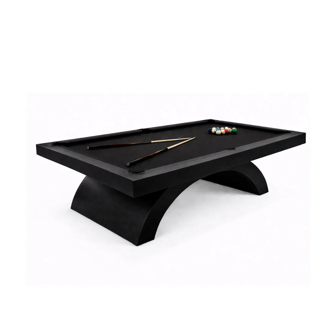 White Billiards Karmen Modern Slate Pool Table