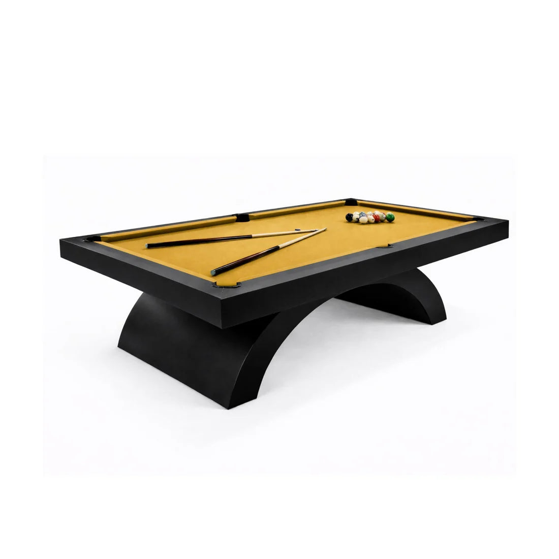 White Billiards Karmen Modern Slate Pool Table
