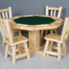Log Poker Table