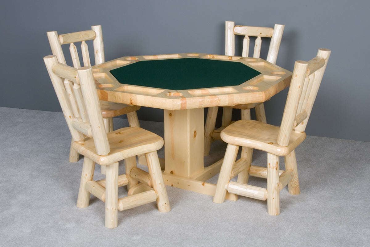 Log Poker Table