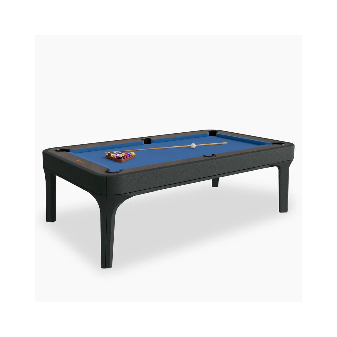 White Billiards Luca Leather Modern Slate Pool Table