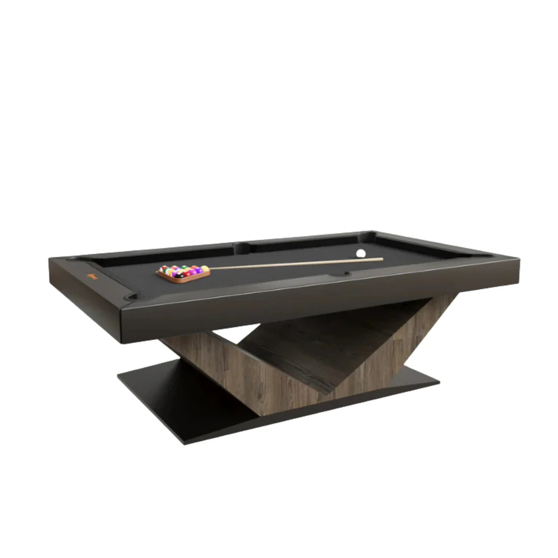 White Billiards Meridian Modern Slate Pool Table