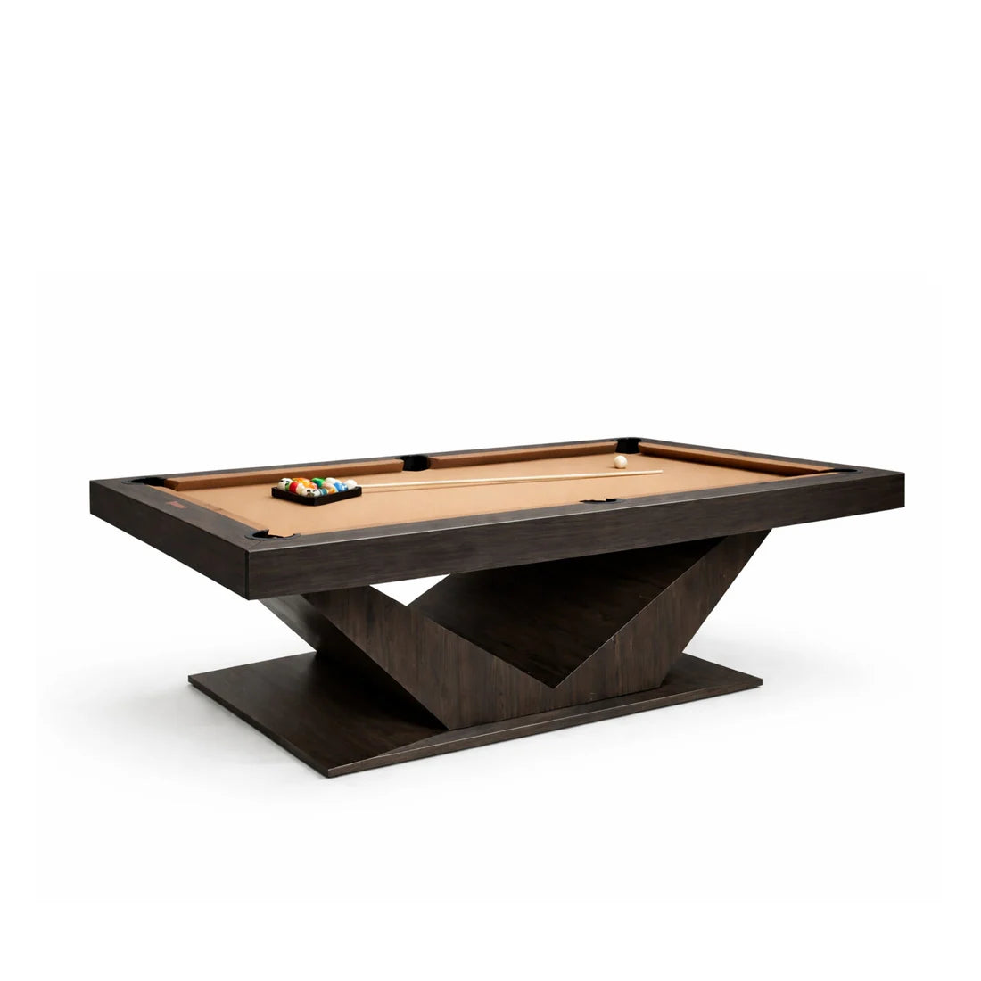 White Billiards Meridian Modern Slate Pool Table
