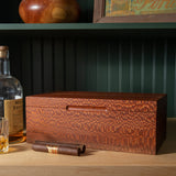 Cigar Humidor - Lacewood with Spanish Cedar Lining - 80 Capacity