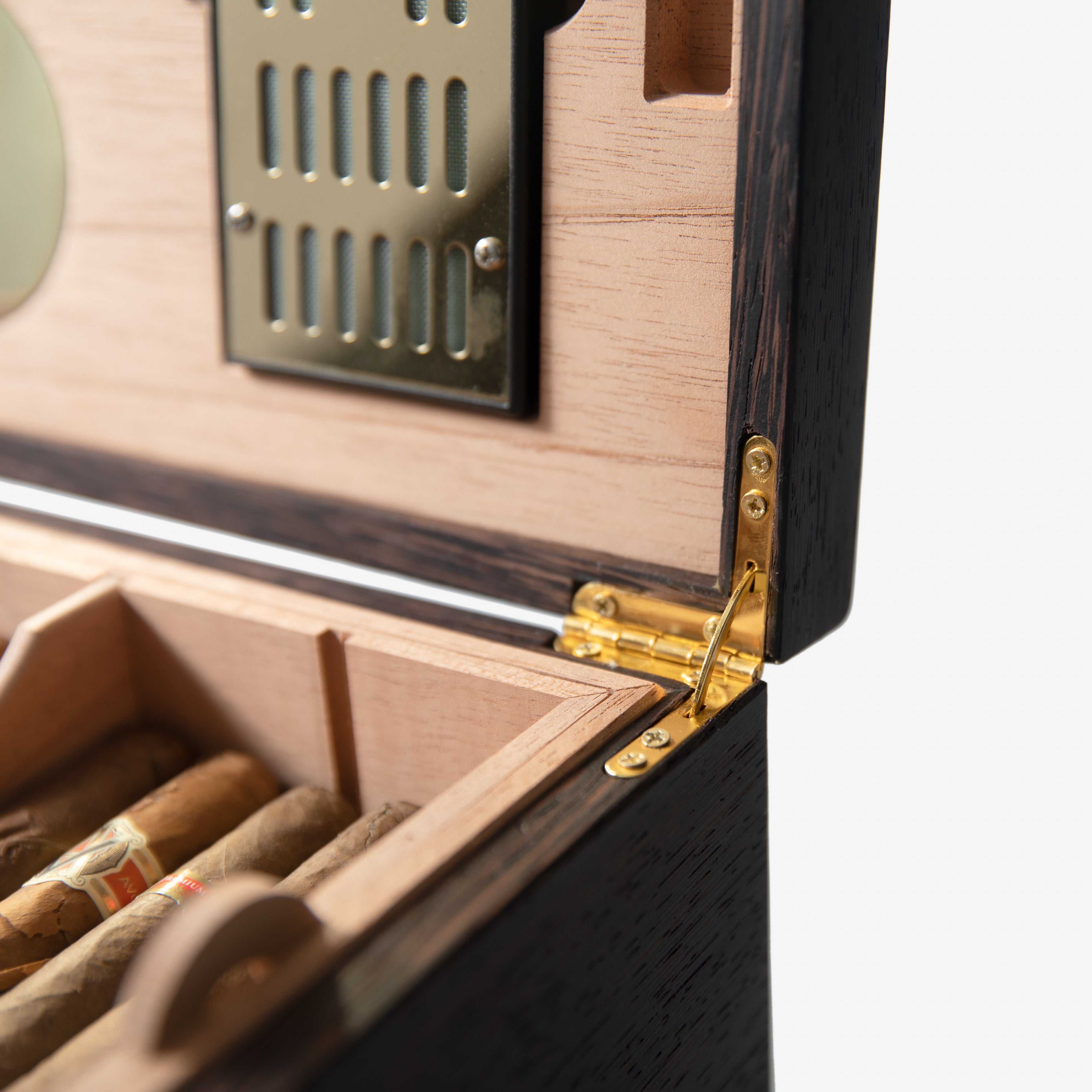 Cigar Humidor - Wenge with Spanish Cedar Lining - 80 Capacity