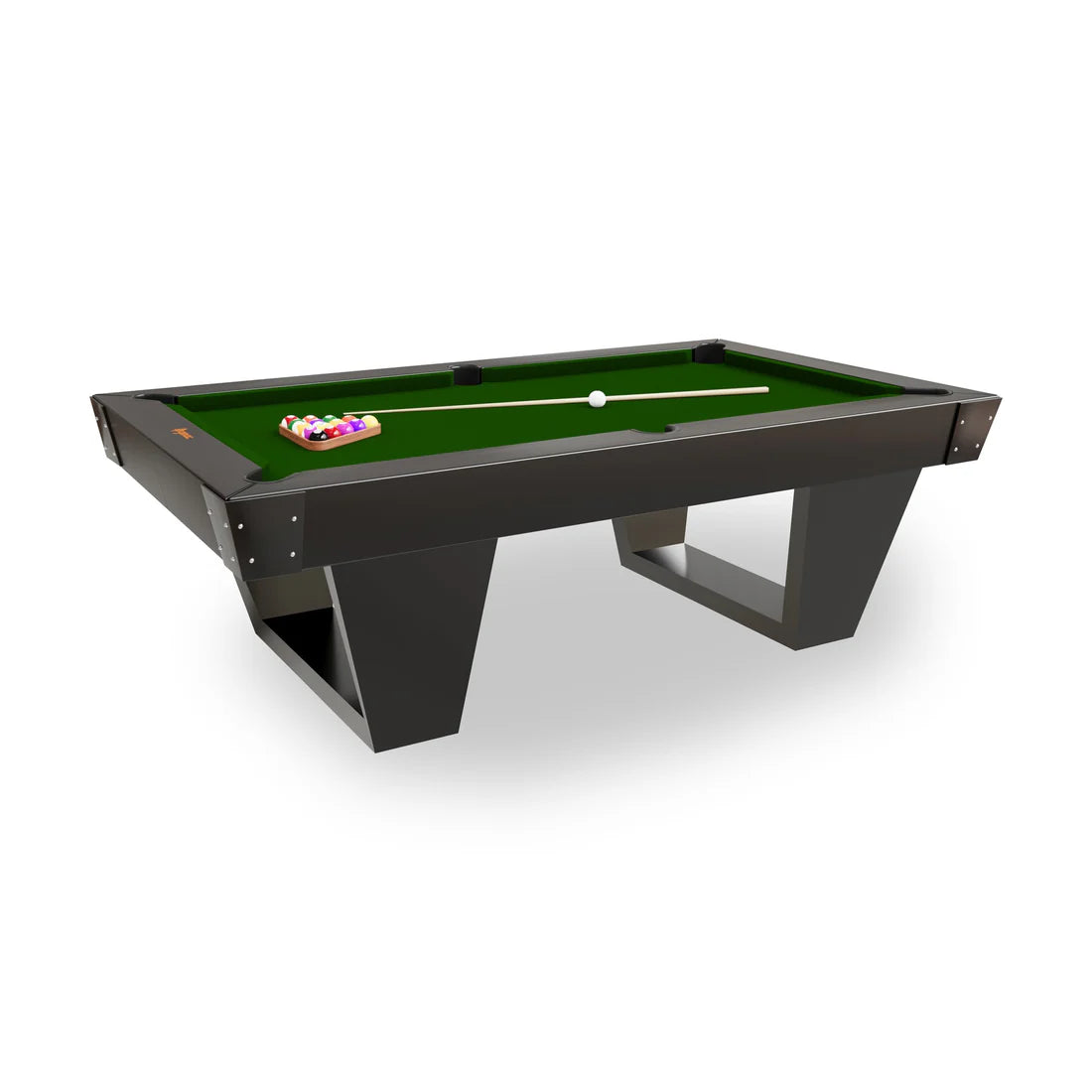 White Billiards Rocco Modern Slate Pool Table