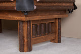 Sawtooth Hickory Pool Table