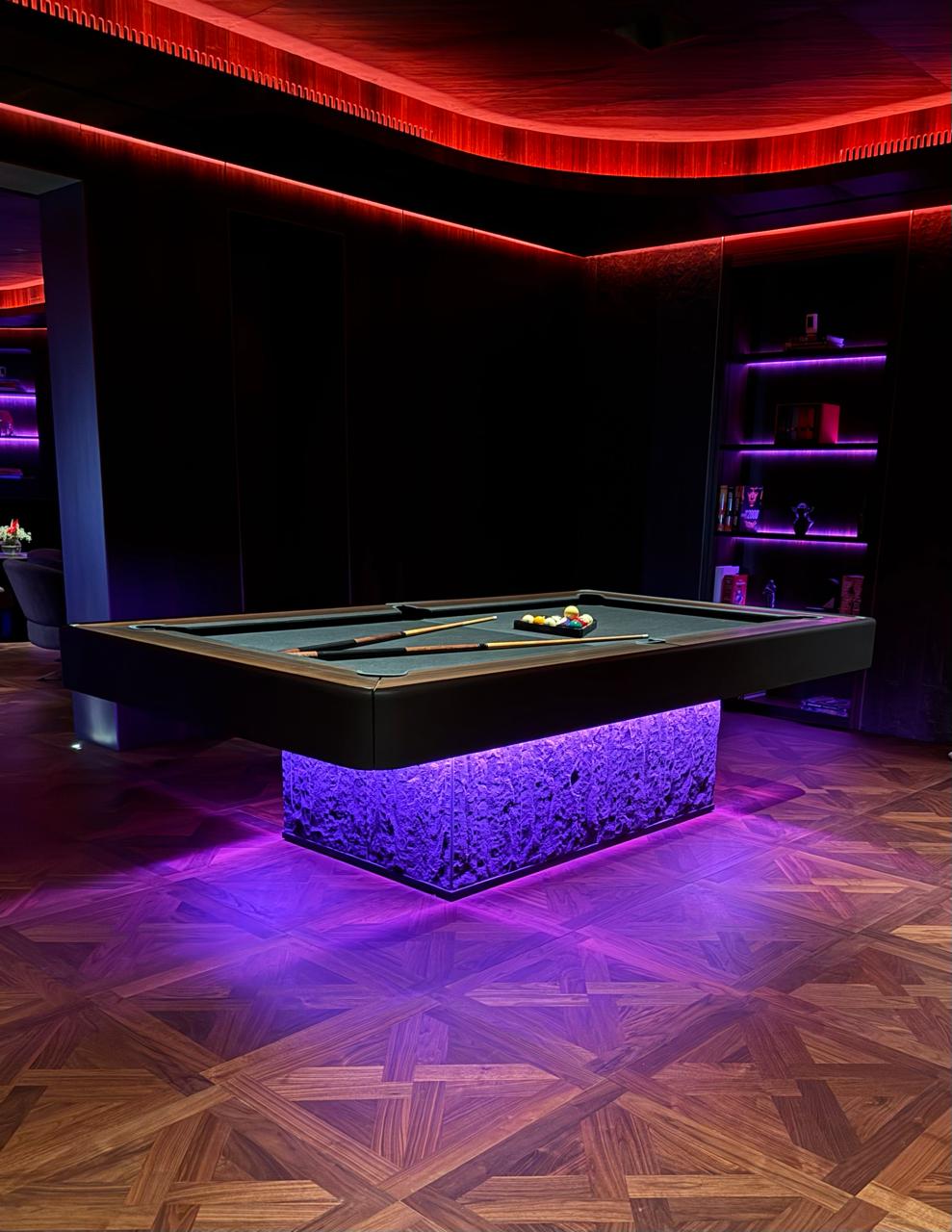 White Billiards Velar Modern Slate Pool Table