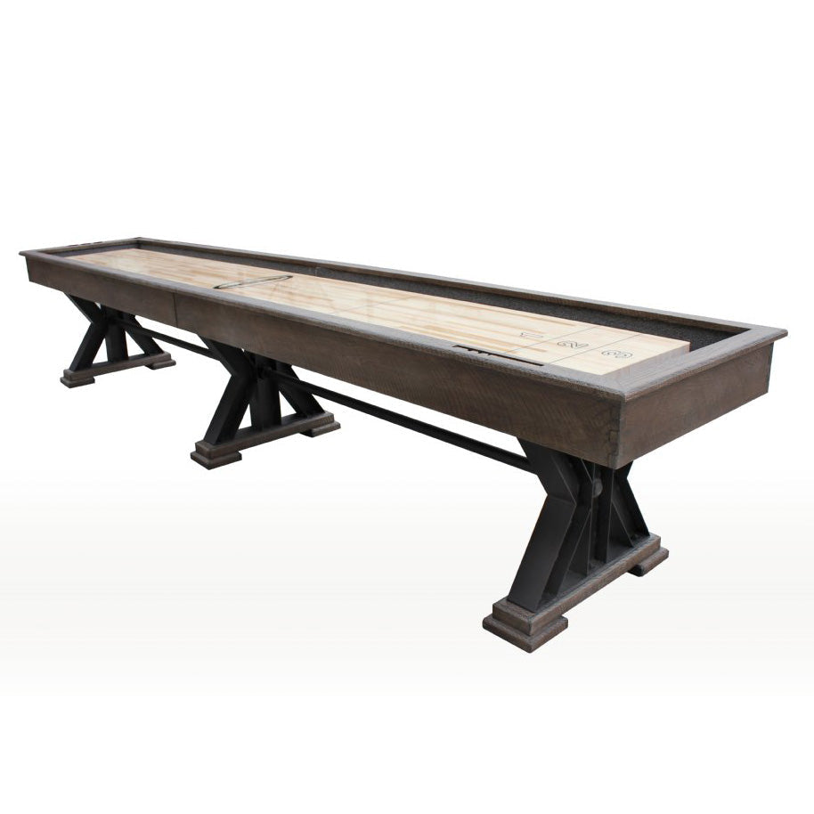 "The Weathered" Shuffleboard Table by Berner Billiards