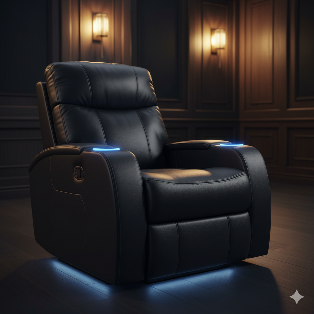 Octane Turbo XL700 Leather Recliner