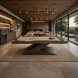 White Billiards Zane Modern Slate Pool Table