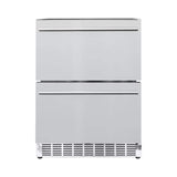 Summerset 24-Inch Outdoor Rated Double Drawer Refrigerator [RFR-24DR2-A] (SAK95283)