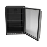 Summerset 24-Inch Outdoor Rated Refrigerator With Glass Door [RFR-24G] (SAK16934)