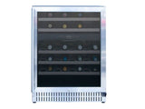 TrueFlame 24-Inch 5.3 Cu. Ft. Outdoor Rated Dual Zone Wine Cooler