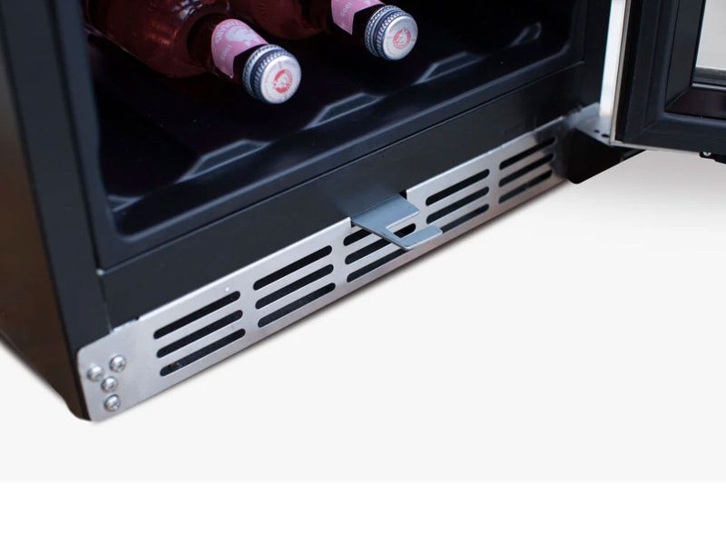 TrueFlame 24-Inch 5.3 Cu. Ft. Outdoor Rated Dual Zone Wine Cooler