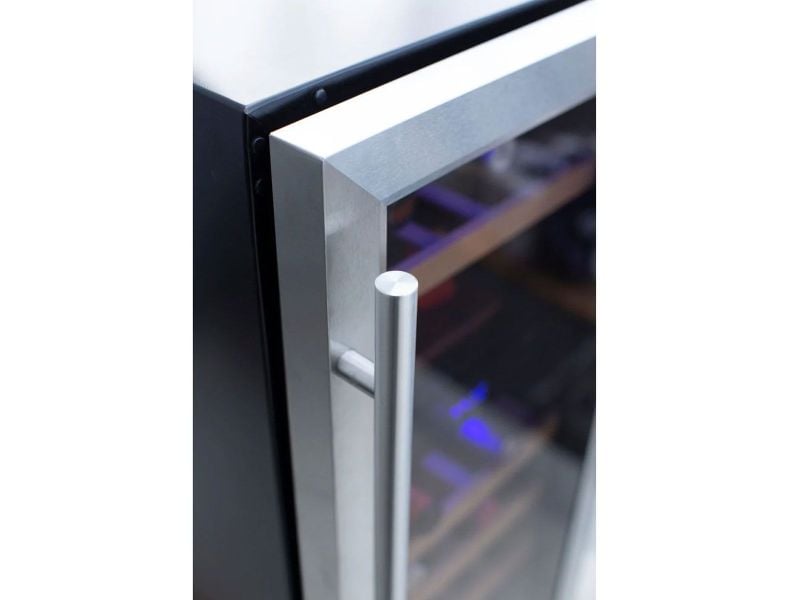 TrueFlame 24-Inch 5.3 Cu. Ft. Outdoor Rated Dual Zone Wine Cooler